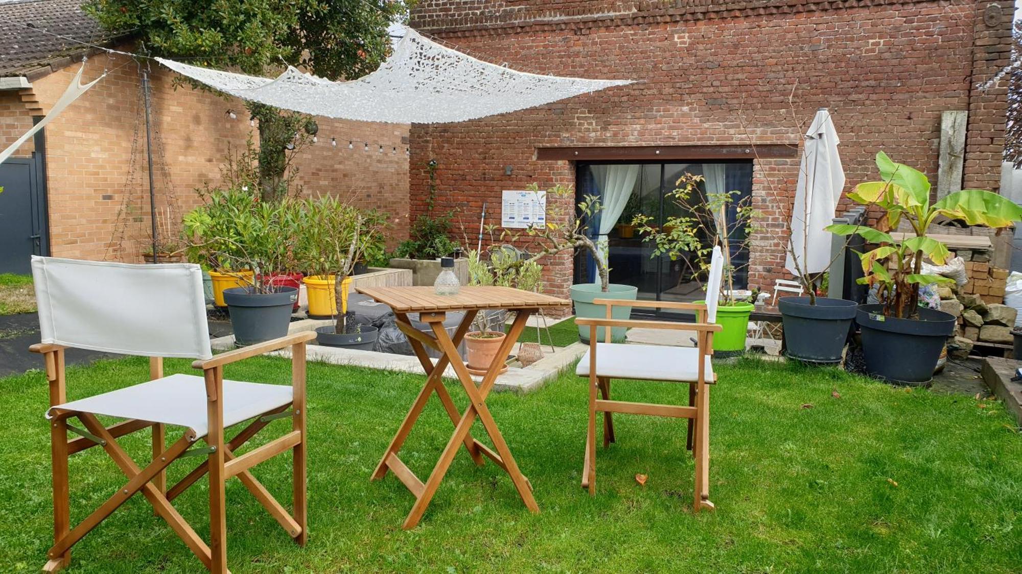 Gary Suite - Studio Cosy, Spa Et Jardin Privatif A 4 Min De Cambrai Awoingt 外观 照片
