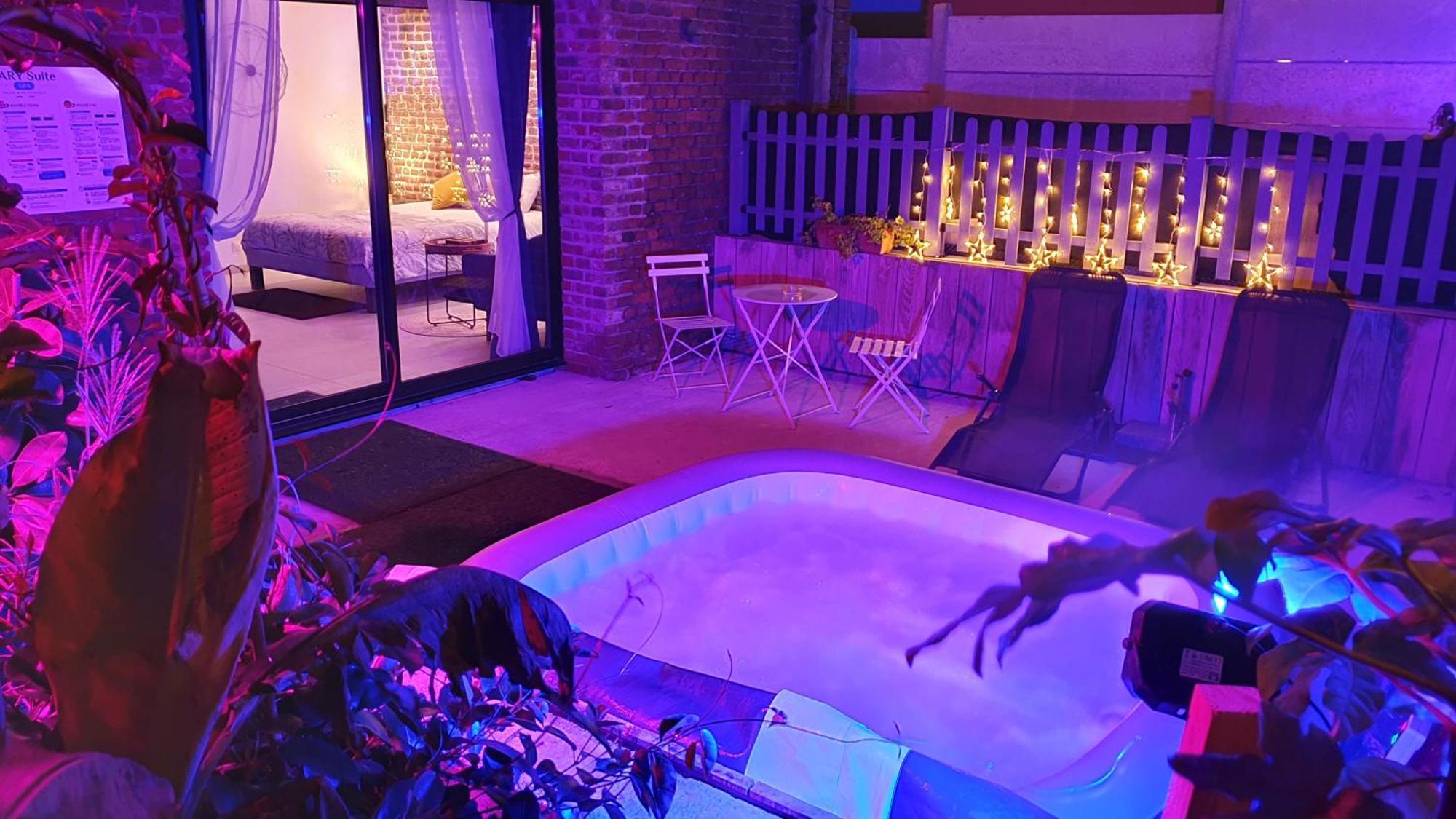 Gary Suite - Studio Cosy, Spa Et Jardin Privatif A 4 Min De Cambrai Awoingt 外观 照片